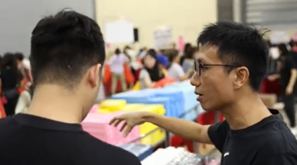 Ben Lin and Eugene Tay at the BeautyFiesta Atrium Sale 2024