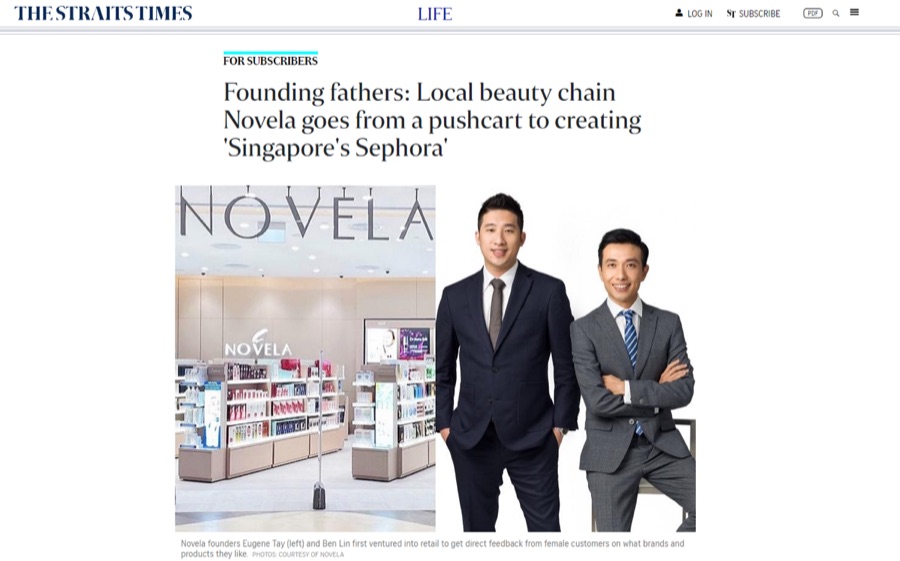 The Straits Times article preview