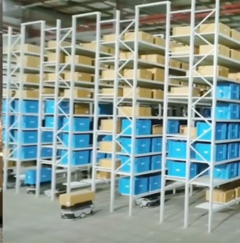 Autonomous robots in the group's Singapore distribution centre